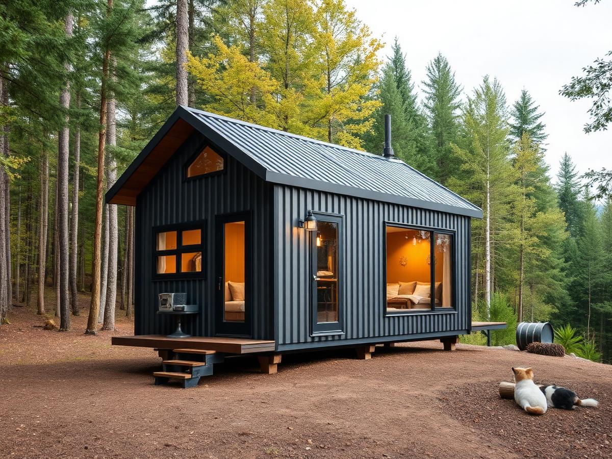 Tiny house în pădure